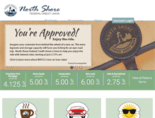 Tablet Screenshot of northshorefcu.org